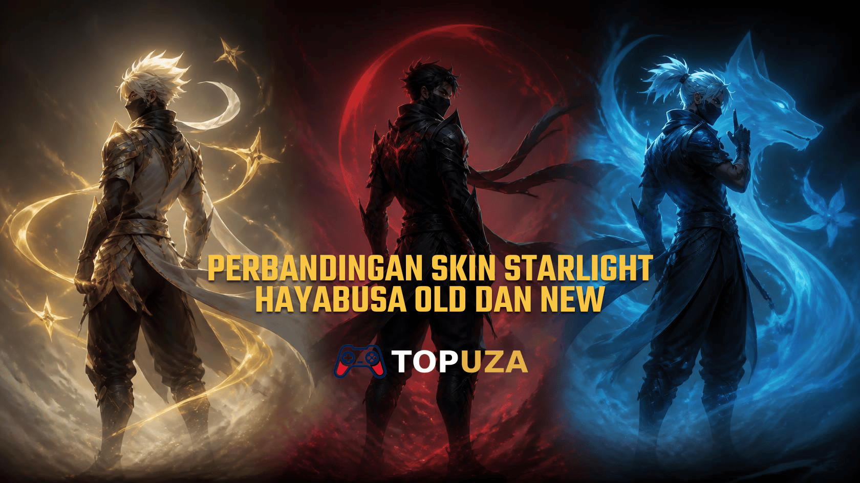 Perbandingan skin Starlight Hayabusa