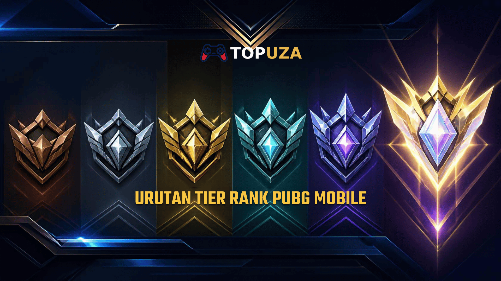 Urutan tier rank PUBG Mobile