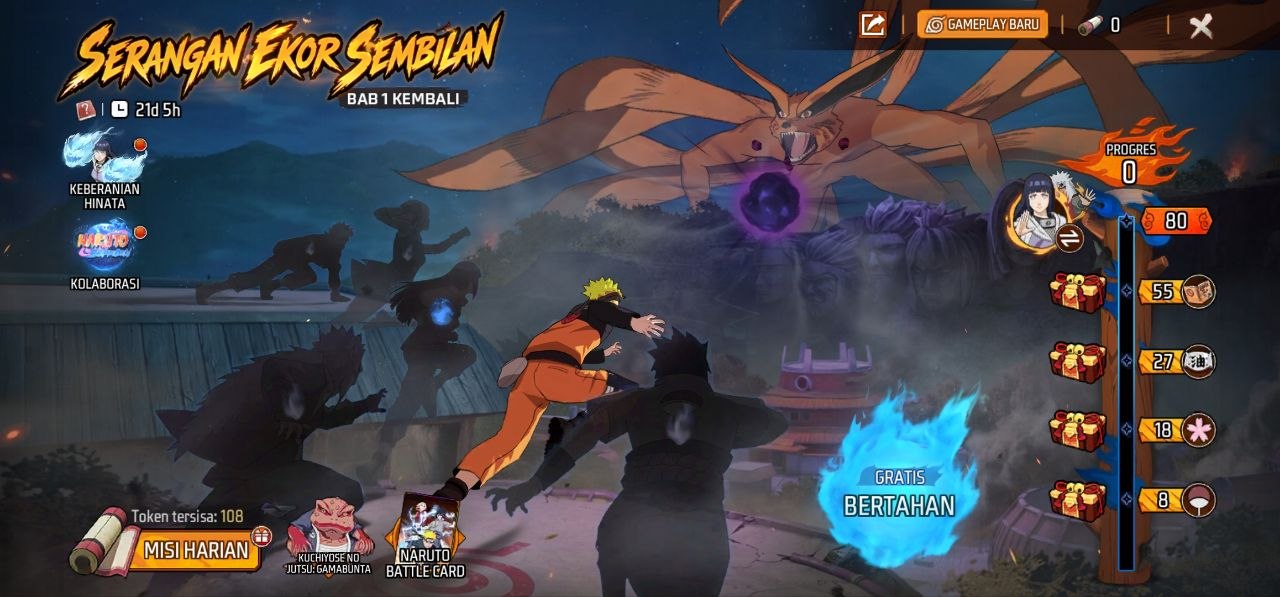 kolaborasi Free Fire Naruto