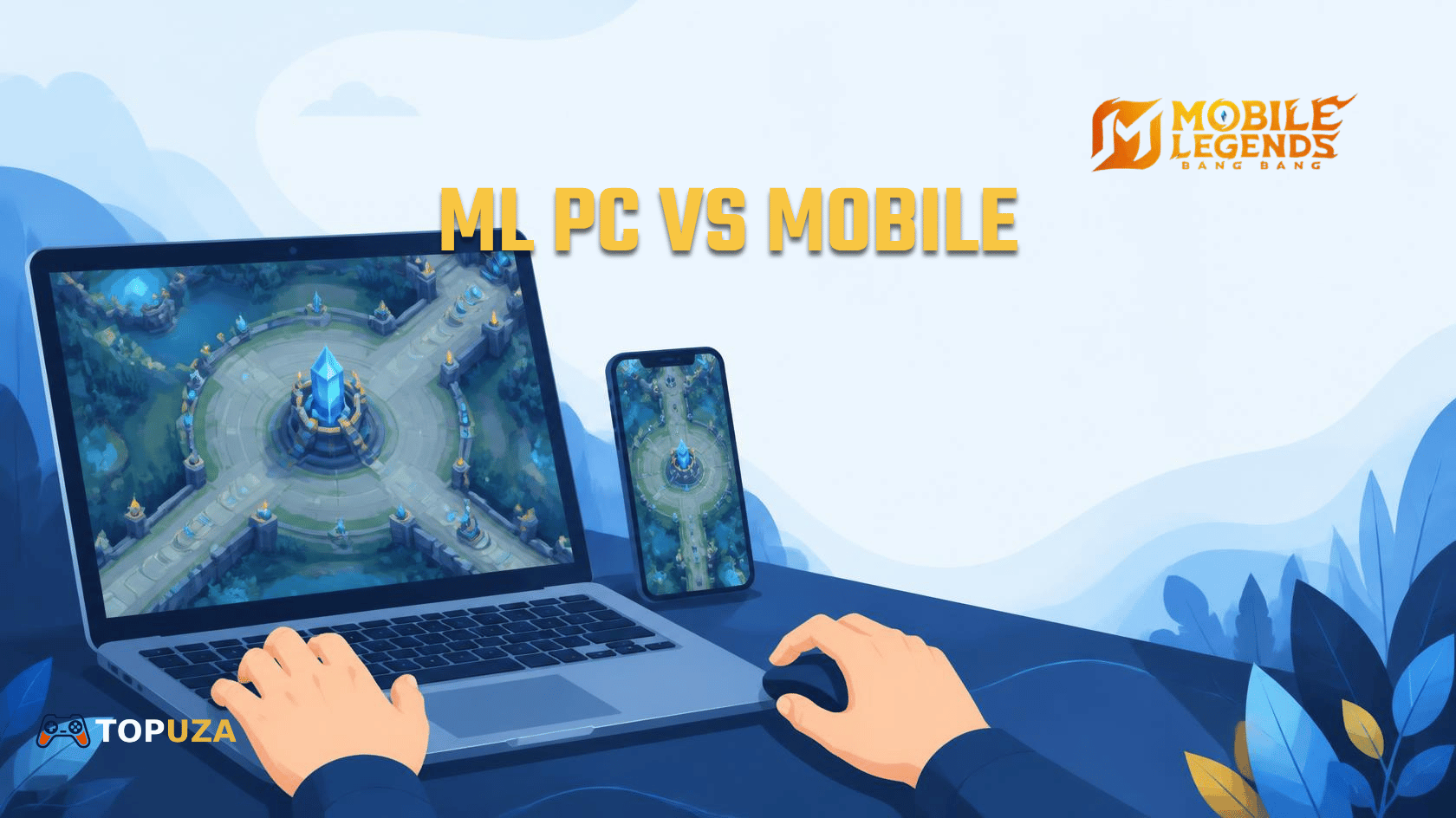 Pengaturan keybinding keyboard untuk joystick dan skill Mobile Legends di emulator