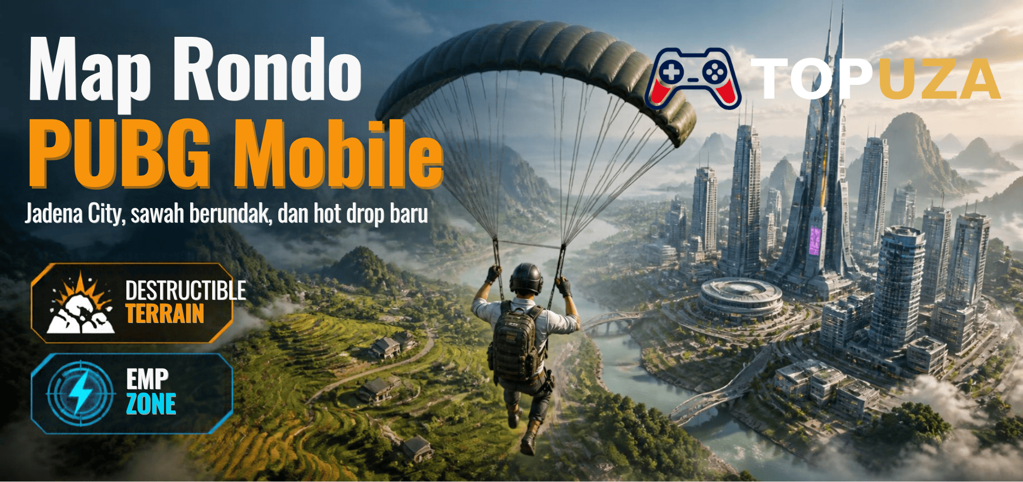 Peta dan hot drop map Rondo di PUBG Mobile